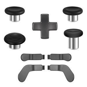 9 in 1 OEM 마그네틱 썸스틱 아날로그 교체 조이스틱 부품 수리 액세서리 키트 구성품 세트(패들 4개, Xbox 엘리트 컨트롤러 시리즈 2용 D-패드 1개 및 코어 컨트롤러용)