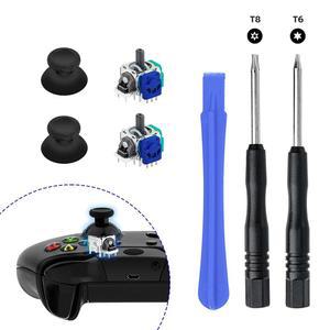 Xbox Series X&S / One X S, 3D 아날로그 센서 모듈 엄지 스틱 컨트롤러 액세서리 수리 키트와 호환되는 맥바젤 홀 효과 조이스틱 교체