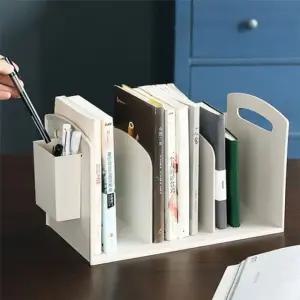 3단책꽂이 책상정리 연필꽂이 간이책장 사무실 데스크 Yhw5+1KHf