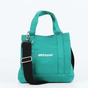 캔버스 스퀘어 토드백 에코 미니백 크로스 민트그린