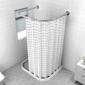 커튼 욕실 가림막 화장실 샤워 문발에 변기 샤워실 ㄷ자 캐릭터 워터 도어