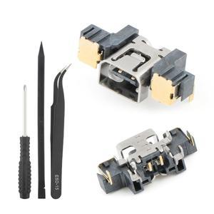 닌텐도 뉴 3DS / XL LL 충전 포트 교체용 2DS 도크 커넥터 전원 소켓 잭 콘솔 액세서리(수리 도구 포함)