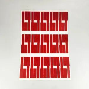 케이블타이 정리함 전선 분류 스티커 네임택 레드 전선정리 이름표