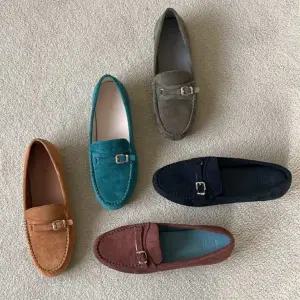 여자 데일리 캐주얼 스웨이드 플랫슈즈