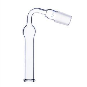 호환 24/29 유리 건조 튜브 구부러진 모양 화학 실험실 유리 제품