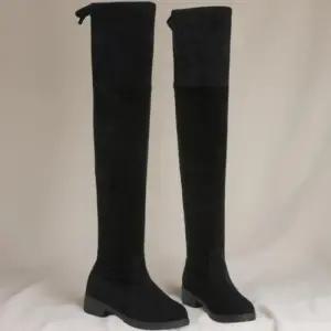 [신상오픈런]여성용 슬림핏 니하이 기모 스웨이드 롱 부츠 (44092245)