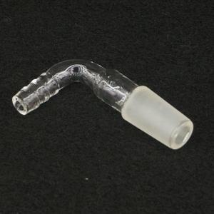 호환 14/23 조인트 호스 입구 연결 어댑터  실험실 유리 제품  90 도 구부림