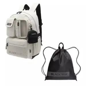 블랙야크키즈3포켓 디테일로 수납성을 높인 책가방보조가방키링 세트BK호프책가방세트... 1820125