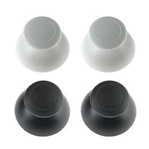 3D 아날로그 조이스틱 엄지 스틱 그립 캡 버섯 버튼 Wii U 프로 WiiU 패드 게임패드 교체용 (흰색)