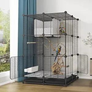 앵무새 대형 새장 케이지 횃대 둥지 조류 새집