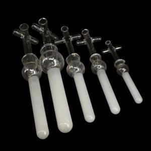 호환 2ML 붕규산 실험실 유리 티슈 그라인더 균질기 부어 스파우트 크로스 핸들