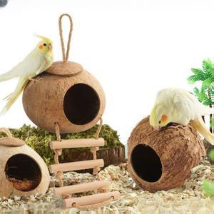 새둥지 닭둥지 산란통 잉꼬용 작은 기본 가죽 껍질 콤비네이션 자연 찾기 중소형
