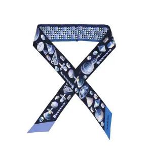 [페라가모] 여성 나디르 프린트 스키니 트윌 스카프(32 0975 0780017)