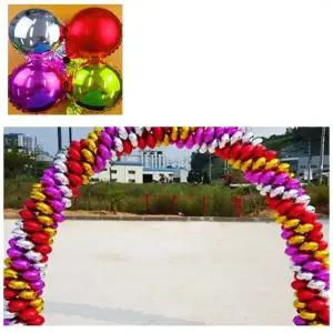 해피파티 개업행사 은박풍선 가랜드 (핑크톤 혼합 50장) 아치용