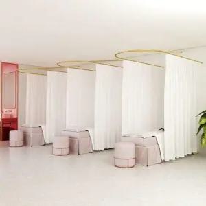 피부관리실 공간분리 커튼 커튼봉 막대 u자형 U자형