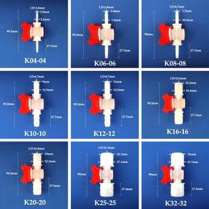 호환 1 2pcs 4 32mm 동일한 직경 플라스틱 볼 밸브 물방울 관개 파이프 스위치 수족관 에어 펌프 호스 커넥