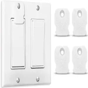 로커 스위치용 라이트 스위치 가드 ？ 우발적인 온/오프 방지 내구성 있는 플라스틱 실드 나사를 풀지 않고