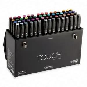 컬러 마카 세트 60색 드로잉 염색펜 스케치마카 휴대용 가방 포함