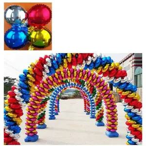 해피파티 개업행사 은박풍선 가랜드 (블루톤 혼합 50장) 아치용