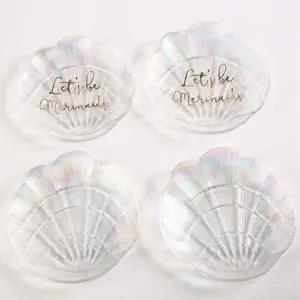 오팔 조개 트레이 인센스 콘 홀더 향피우기 악세서리 인센스콘 향꽂이 향받침대 장식 소품