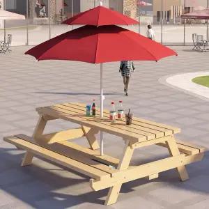 야외 방부목 파라솔 편의점 테이블 의자 세트 조립식 원목 카페 벤치 테라스