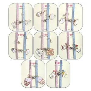 알콩달콩 자석 커플 팔찌 1세트 우정 아이템 귀여운 강아지 곰 토끼