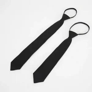 넥타이 여자 자동 블랙 실크 남자