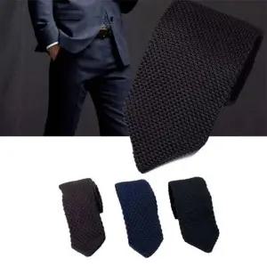 남자 니트타이 정장 넥타이 캐주얼