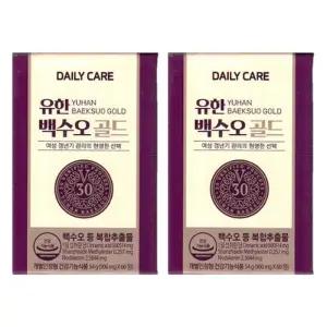 백수오 골드 식물성 여성 갱년 기 케어 관리 60정 2박스