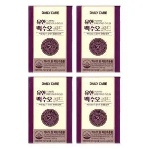 백수오 골드 식물성 여성 갱년 기 케어 관리 60정 4박스