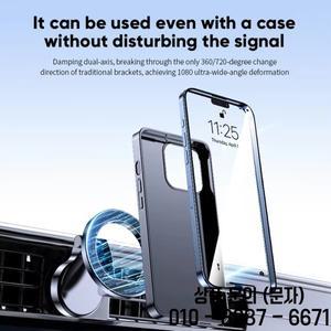 자동차 자기 접는 전화 홀더 360 학위 마운트 흡입 컵 네비게이션 손떨림 방지 브래킷Car Magnetic Folding