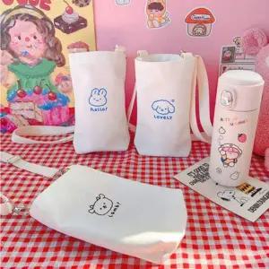 ABNJ 동물 에코백 텀블러 파우치 주머니 가방 물병가방 물통파우치