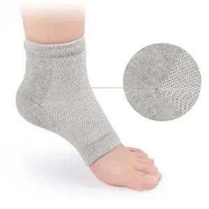 발 뒤꿈치 케어 통기성 실리콘 보습 양말 qZZ4+4mgQ