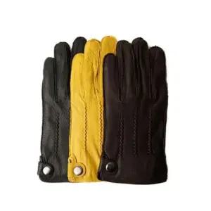 여자장갑 KING 버튼 레더 장갑