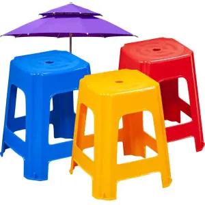 야외용 플라스틱 포차 의자 편의점 정원 행사용 4개 Vst1+4vhf