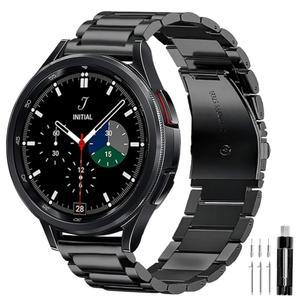 eAj 골드톨럭 스테인리스 스틸 밴드 삼성 갤럭시 워치 8 7 6 5 4 클래식 FE 프로 40mm 44mm 46mm 43mm 45mm 42mm 남성 밀라노 대체 금속 우아한 캐주얼