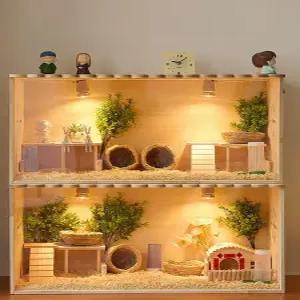 햄스터케이지 다람쥐 고슴도치 집 대형 친칠라 사육장