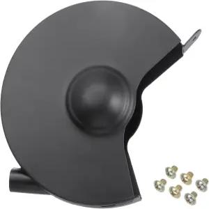 하핑턴 벤치 그라인더 휠 내부 및 외부 좌측 가드 커버 9.84인치 탄소강 슈라우드 세트 폴리셔 블랙