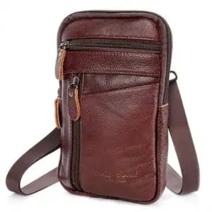 남성 가죽 벨트백 허리쌕 다용도 힙색 파우치 휴대폰 지갑 가방