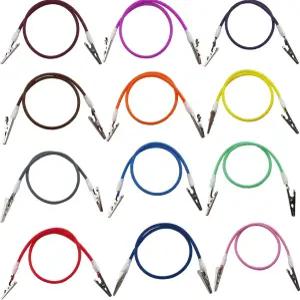 GXXMEI 12PCS 턱받이 클립 냅킨 치과용 실리콘 컬러풀 홀더