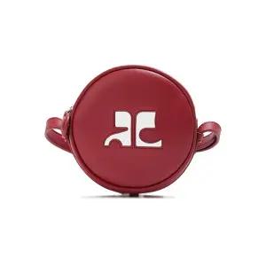 여성 리에디션 로고 서클 숄더백 레드 PERGSA066CR0045-4034