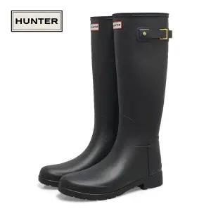 [헌터]정품) 우먼스 리파인드 골드 톨 레인부츠 HFRW0024252-BLK