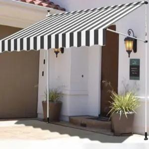 차양막 기둥식어닝 현관 테라스 빗물막이 창문 비가림막 그늘막 캐노피 처마