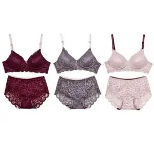 데일리 풀컵 노와이어 B컵 브라팬티세트 스포츠브라