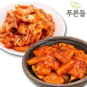 [푸른들] 양념한가득 남도식 맛김치 5kg + 석박지 5kg[35711419]
