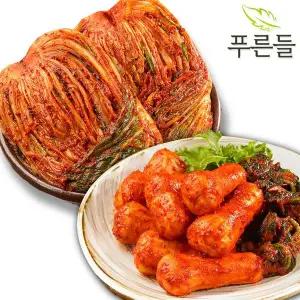 [푸른들] 양념한가득 남도식 포기김치 3kg + 총각김치 3kg[35711386]