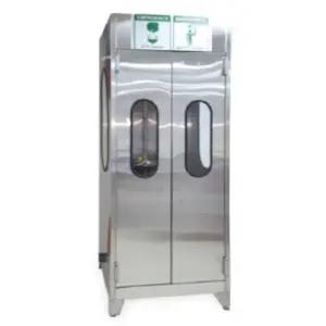 화학공장 작업장 안전장비 국산 올스텐 양문형 눈세척 비상샤워기 부스 안구세척