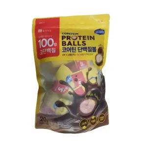 코어틴 X2Q5I2T9 프로틴 초콜릿볼 400g 20g 20개
