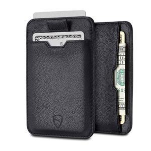 볼트스킨 첼시 남성 RFID 차단 슬림 가죽 카드 지갑 - 미니멀리스트 프론트 포켓 홀더