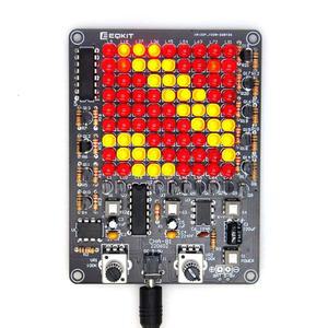 Gikfun LED 추격자 납땜 연습 키트 PCB 보드 81 LEDs for STEM 전자 학교 학습 프로젝트 DIY EK1974